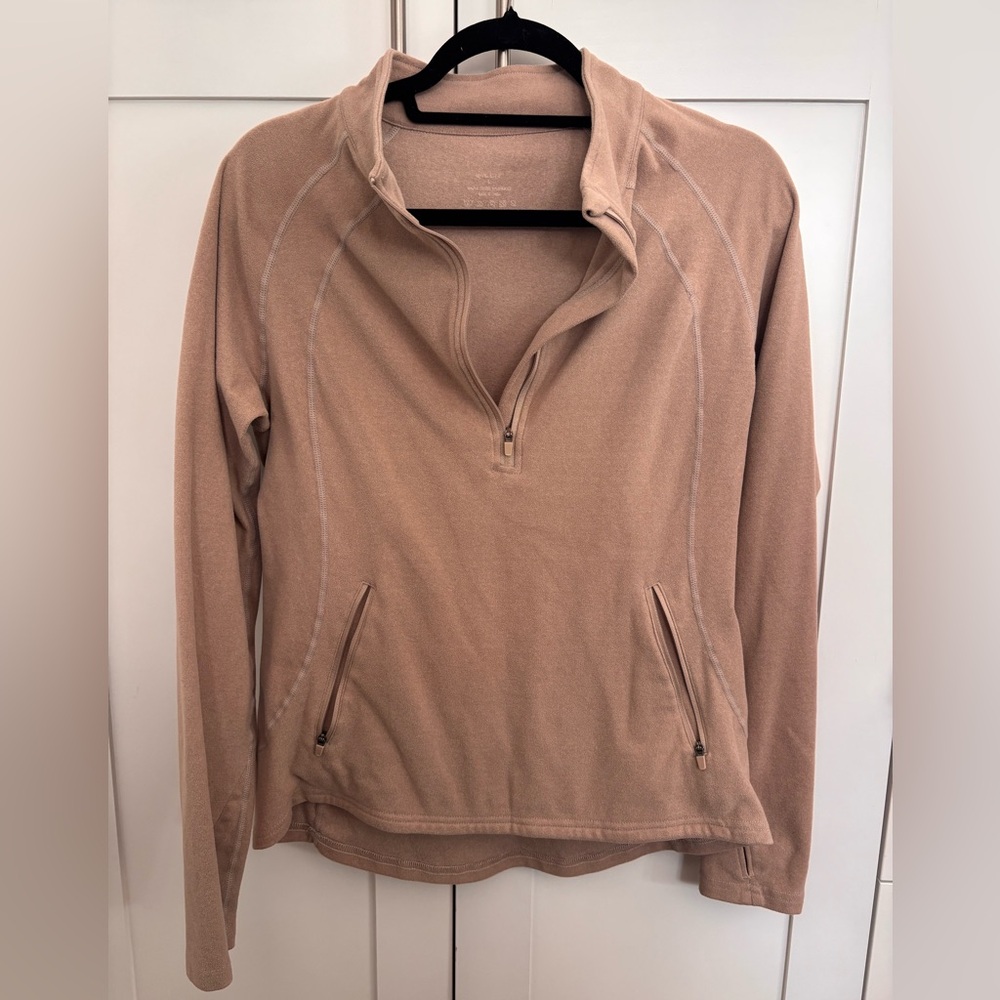 Tan Athletic Pullover